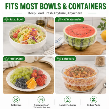 ⏳LAST DAY SALE 60% OFF!!🔥Disposable Stretch Food Covers for Bowls & Plates