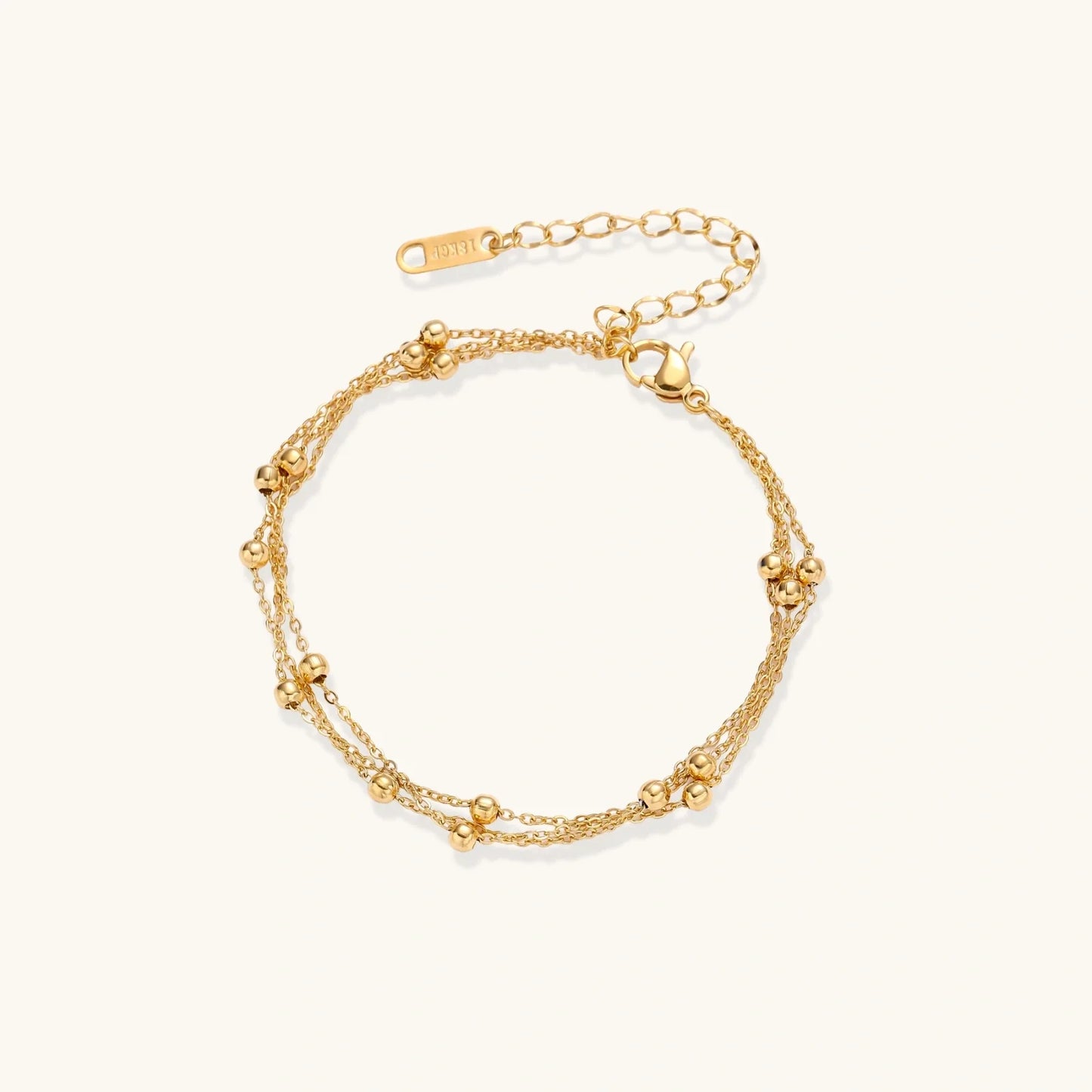 Gold Beaded Bracelet