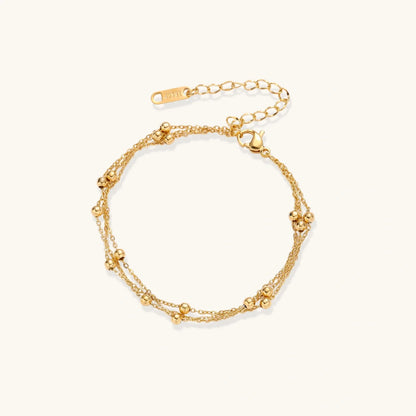 Gold Beaded Bracelet