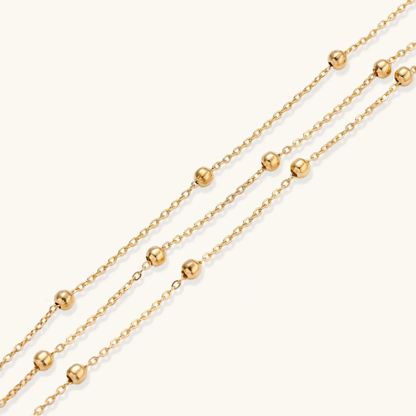 Gold Beaded Bracelet