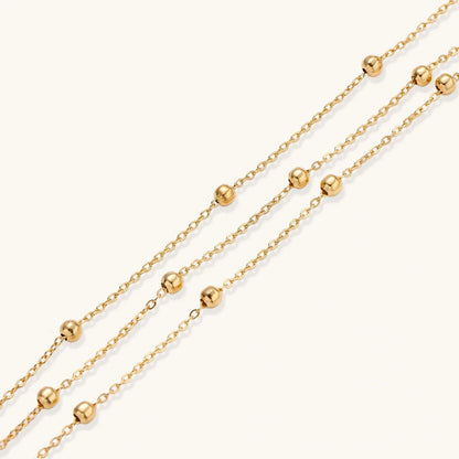 Gold Beaded Bracelet