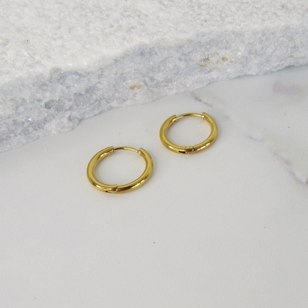 Minimal Huggie Hoop Earrings