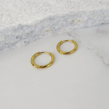 Minimal Huggie Hoop Earrings