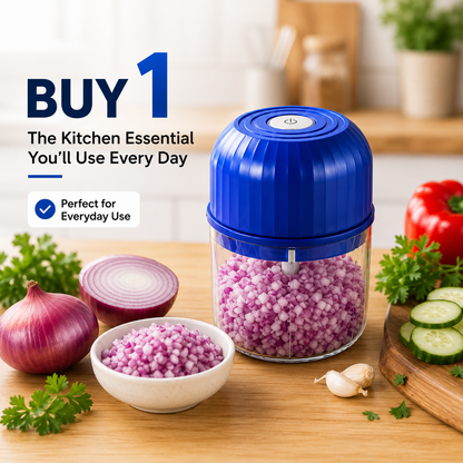 🔥New for 2026 · 50% Off - Cordless Multifunctional Mini Chopper with 4 Sharp Blades