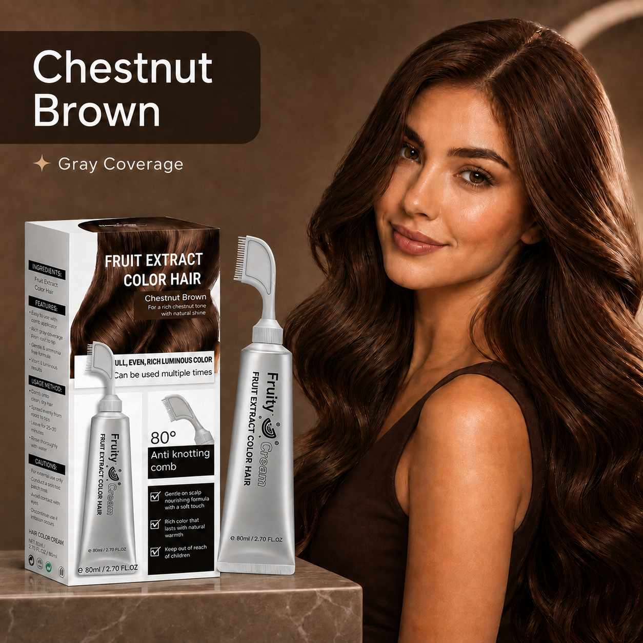 🔥Last Day 50% OFF!  2-in-1 Hair Color Comb