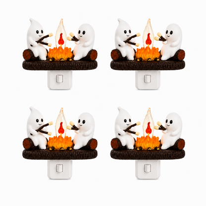 🔥 Last Day 50% OFF 👻 2026 New Ghost Campfire LED Night Light - Cozy Flickering Wall Flame