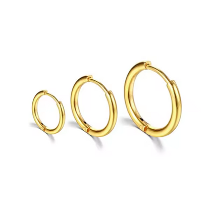 Minimal Huggie Hoop Earrings