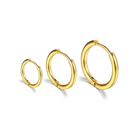 Minimal Huggie Hoop Earrings